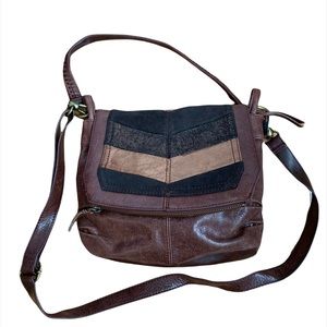 The Sak Shades of Brown convertible Crossbody and Shoulder Bag
